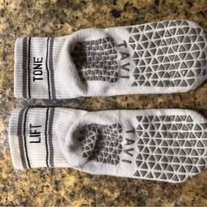 Pure Barre Tan Grip Socks!